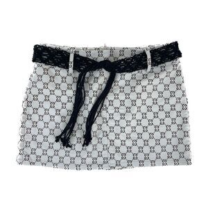 Y2K monogram skirt